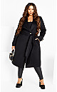 Women's Plus Size Abby Coat - black