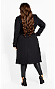 Women's Plus Size Abby Coat - black