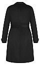 Women's Plus Size Abby Coat - black