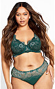 Isadora Demi Contour Bra - emerald