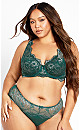 Isadora Demi Contour Bra - emerald