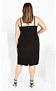 Bella Bow Dress - black