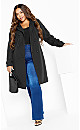 Plus Size Trench Classic Crst