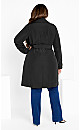 Plus Size Trench Classic Crst