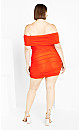 Kiera Night Queen Dress - tangerine