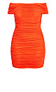 Kiera Night Queen Dress - tangerine