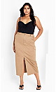 Halo Maxi Skirt - caramel