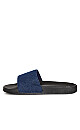 Extra Wide Fit Denim Demi Slide