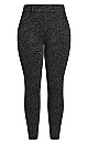 Plus Size Signature Print Pant - gray