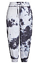 Plus Size Tie Dye Jogger - lavender