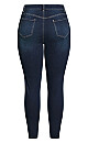 Serendipity Zip Jean - dark wash